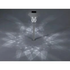 LED-Solarspieß Villore Weiß