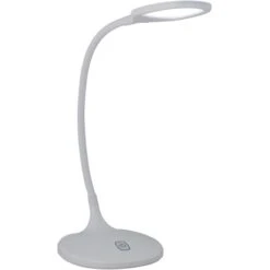 LED-Tischleuchte Yava Silber 1-flammig