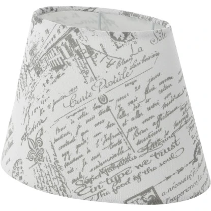 Eglo Lampenschirm Mit Druck Grau 25 Cm X 16 Cm 1 Eglo Lampenschirm Mit Druck Grau 25 Cm X 16 Cm
