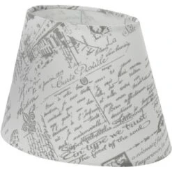 Eglo Lampenschirm M. Druck Grau Ø 25 Cm