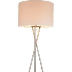 Globo Stehleuchte Gustav Weiß-Nickel Matt -Angebote Licht Welt Store 732376 3749 24685n 2