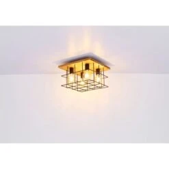 Globo Deckenleuchte Merril 3-flammig Metall Schwarz -Angebote Licht Welt Store 756236 3749 9