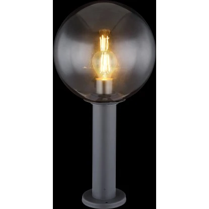 Globo Außenleuchte Hedwig Ø 25 Cm X 50 Cm Anthrazit 2 Globo Außenleuchte Hedwig Ø 25 Cm X 50 Cm Anthrazit – Bild 2