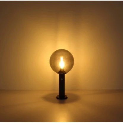 Globo Außenleuchte Hedwig Ø 25 Cm X 50 Cm Anthrazit 4 Globo Außenleuchte Hedwig Ø 25 Cm X 50 Cm Anthrazit – Bild 4