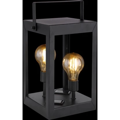 Globo LED-Solaraußenleuchte Doris Metall Schwarz 6 Globo LED-Solaraußenleuchte Doris Metall Schwarz – Bild 6