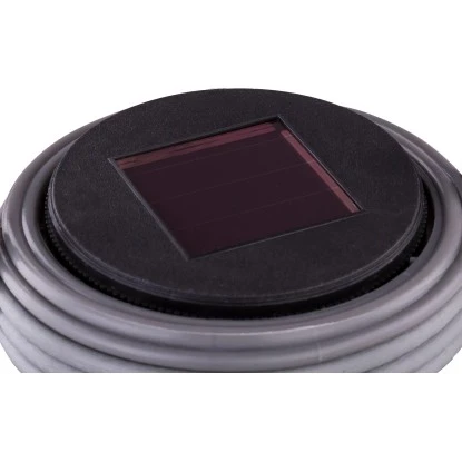 Globo LED-Solaraußenleuchte Laterne Kunststoff Taupe In Rattan Optik 2 Globo LED-Solaraußenleuchte Laterne Kunststoff Taupe In Rattan Optik – Bild 2