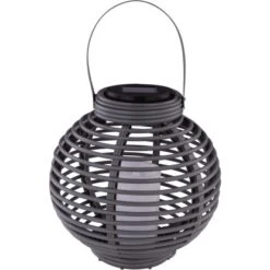 Globo LED-Solaraußenleuchte Laterne Kunststoff Taupe In Rattan Optik 13 Globo LED-Solaraußenleuchte Laterne Kunststoff Taupe In Rattan Optik -Angebote Licht Welt Store 765948 3749 4