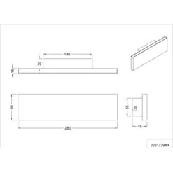 Trio LED-Wandlampe Concha Weiß Matt 2-flammig 6 W -Angebote Licht Welt Store 767506 2451 3