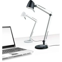 Trio LED-Schreibtischlampe Rado Weiß Matt 1-flammig -Angebote Licht Welt Store 769579 2451 5