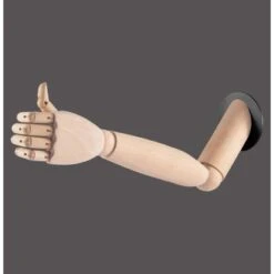 Wandleuchte Hold It Arm Holz-natur