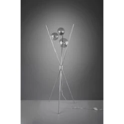 Trio Standlampe Lance Chrom 3-flammig E14 156 Cm