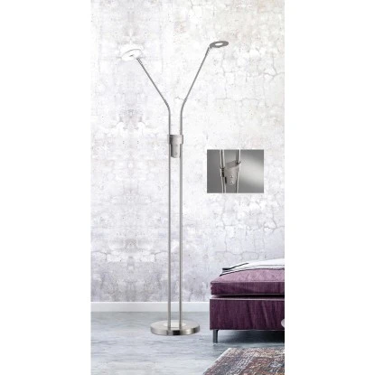 Fischer & Honsel LED-Stehlampe Dent 2 X 6 W Warmweiß 1 Fischer & Honsel LED-Stehlampe Dent 2 X 6 W Warmweiß