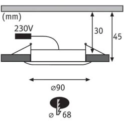 Paulmann LED-Premium Einbauleuchte Suon Extrawarm -Angebote Licht Welt Store 785256 2425 Bild08