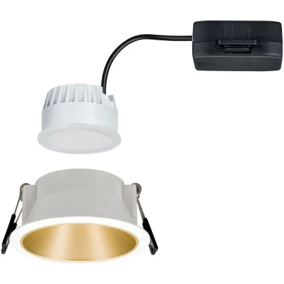 Paulmann LED-Einbauleuchte Cole 6,5 W Weiß-Gold Matt 9 Paulmann LED-Einbauleuchte Cole 6,5 W Weiß-Gold Matt – Bild 9