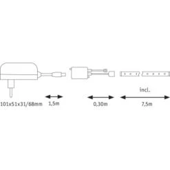 Paulmann LED-SimpLED-Strip Set 7,5 M 26 W RGB -Angebote Licht Welt Store 786933 2425 Bild05