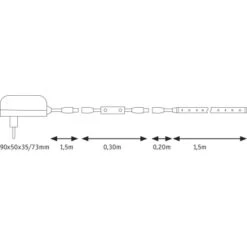 Paulmann LED-Power Strip Set 1,5 M 17 W 16 Paulmann LED-Power Strip Set 1,5 M 17 W -Angebote Licht Welt Store 786934 2425 Bild07
