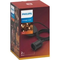 Philips Vintage Schnurpendel Mit E27 Fassung Schwarz Und Baldachin -Angebote Licht Welt Store 795000 4795 1 zraw