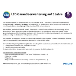 Philips LED-Außenwandleuchte Arbour Anthrazit -Angebote Licht Welt Store 795 Service policy LEDDE 5