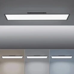 LED-Panel Flat 100 X 25 Cm Ultraflaches Design 2700 K - 5000 K Schwarz-Weiß 8 LED-Panel Flat 100 X 25 Cm Ultraflaches Design 2700 K - 5000 K Schwarz-Weiß -Angebote Licht Welt Store 8091449 2426 3
