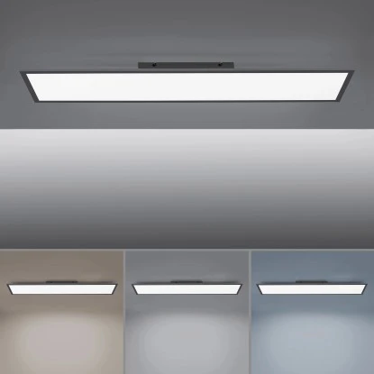 LED-Panel Flat 100 X 25 Cm Ultraflaches Design 2700 K - 5000 K Schwarz-Weiß 3 LED-Panel Flat 100 X 25 Cm Ultraflaches Design 2700 K - 5000 K Schwarz-Weiß – Bild 3