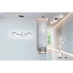 Trio LED-Stehlampe Rondo Schwarz Matt -Angebote Licht Welt Store 831061 2451 ambiente 2