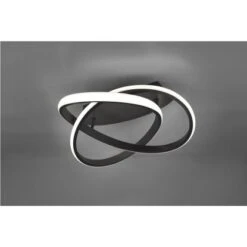 Reality LED-Deckenleuchte Course Schwarz Matt