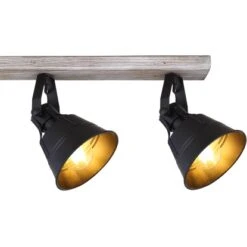 Globo Spot 4er Günther Weiß-Schwarz -Angebote Licht Welt Store 835512 3749 15366S4 5