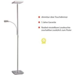LED-Stehleuchte Hans Eckig Stahl 10 LED-Stehleuchte Hans Eckig Stahl -Angebote Licht Welt Store 839090 2426 stehleuchte 03
