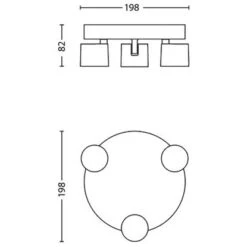 Philips LED-Spot 3er Star Silber -Angebote Licht Welt Store 8718291444893 4795 01
