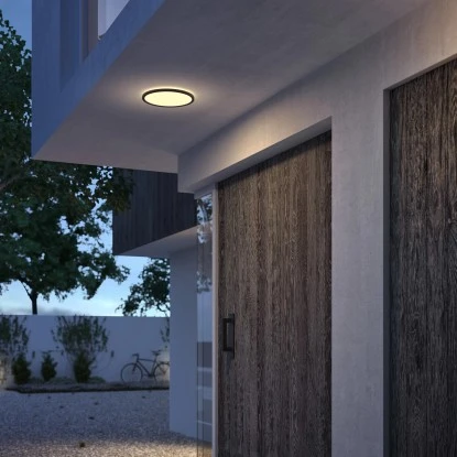 Philips ScenceSwitch LED-Deckenleuchte, Superslim 3-in-1 Schwarz 15W 1300lm 1 Philips ScenceSwitch LED-Deckenleuchte, Superslim 3-in-1 Schwarz 15W 1300lm