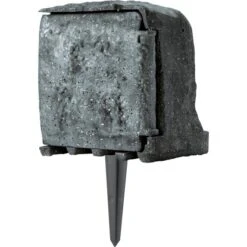 Gartensteckdose Steinoptik 4-fach Steckdose -Angebote Licht Welt Store 873673757 S08 231120 RET01