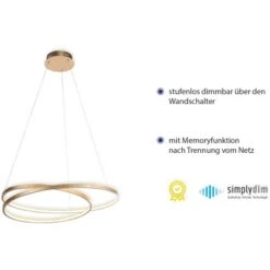Paul Neuhaus LED-Pendelleuchte Roman Gold -Angebote Licht Welt Store 890055 2426 6