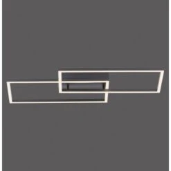 Leuchten Direkt LED-Deckenleuchte Iven 60,5 Cm X 32 Cm Schwarz
