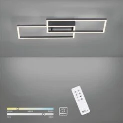 Leuchten Direkt LED-Deckenleuchte Iven 60,5 Cm X 32 Cm Schwarz -Angebote Licht Welt Store 890181 2426 12