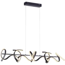 Leuchten Direkt LED-Pendelleuchte Curls Schwarz -Angebote Licht Welt Store 890214 2426 7