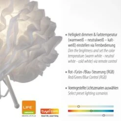 Leuchten Direkt LED-Tischleuchte LOLAsmart-Naomi Weiß -Angebote Licht Welt Store 890240 2426 4