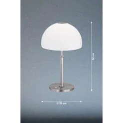 Fischer & Honsel LED-Tischleuchte Avignon 1x 13 W Weiß-Nickel 1500 Lm -Angebote Licht Welt Store 891068 1546 3