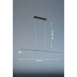 Fischer & Honsel LED-Pendelleuchte Metz TW 1x 32 W Schwarz 3500 Lm 8 Fischer & Honsel LED-Pendelleuchte Metz TW 1x 32 W Schwarz 3500 Lm -Angebote Licht Welt Store 891135 1546 4