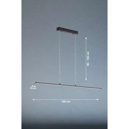 Fischer & Honsel LED-Pendelleuchte Metz TW 1x 32 W Schwarz 3500 Lm 4 Fischer & Honsel LED-Pendelleuchte Metz TW 1x 32 W Schwarz 3500 Lm – Bild 4