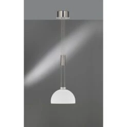 Fischer & Honsel LED-Pendelleuchte Avignon 1x 9 W Weiß-Nickel 1000 Lm 9 Fischer & Honsel LED-Pendelleuchte Avignon 1x 9 W Weiß-Nickel 1000 Lm -Angebote Licht Welt Store 891150 1546 4