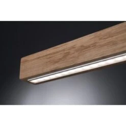 Fischer & Honsel LED-Pendelleuchte Straßburg 1x 24 W Holz 2400 Lm