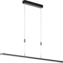 Fischer & Honsel LED-Pendelleuchte Vitan TW 1x 23 W Schwarz 5700 Lm
