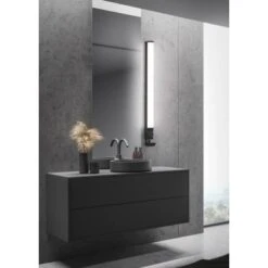 Trio LED-Wandleuchte Piera 55 Mm X 1.190 Mm X 70 Mm Schwarz Matt -Angebote Licht Welt Store 891257 2451 7