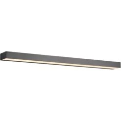 Trio LED-Wandleuchte Rocco 36 Mm X 900 Mm X 80 Mm Schwarz Matt