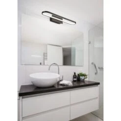 Trio LED-Wandleuchte Gianni 80 Mm X 600 Mm X 150 Mm Schwarz Matt -Angebote Licht Welt Store 891333 2451 8