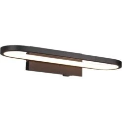 Trio LED-Wandleuchte Gianni 75 Mm X 400 Mm X 148 Mm Schwarz Matt