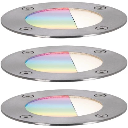 Paulmann Outdoor P&S Boden EBL Starterset Silber IP65 RGBW 24V ZigBee 1 Paulmann Outdoor P&S Boden EBL Starterset Silber IP65 RGBW 24V ZigBee