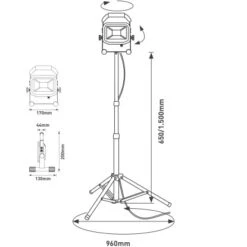 Luceco LED-Baustrahler Slimline Mittel 2 In 1 Mit Stativ 29 Luceco LED-Baustrahler Slimline Mittel 2 In 1 Mit Stativ -Angebote Licht Welt Store 8 4922 led baustrahler 22w
