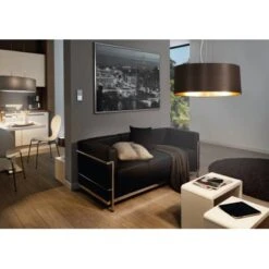 Eglo Tischleuchte Maserlo 1-flammig Schwarz-Gold E27 60 W -Angebote Licht Welt Store 9002759316273 3539 AB 0002