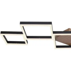 Globo LED-Deckenleuchte Kurio 1-flammig Schwarz Matt 1200 X 600 X 75 Mm 19 Globo LED-Deckenleuchte Kurio 1-flammig Schwarz Matt 1200 X 600 X 75 Mm -Angebote Licht Welt Store 9007371405794 3749 CU 01